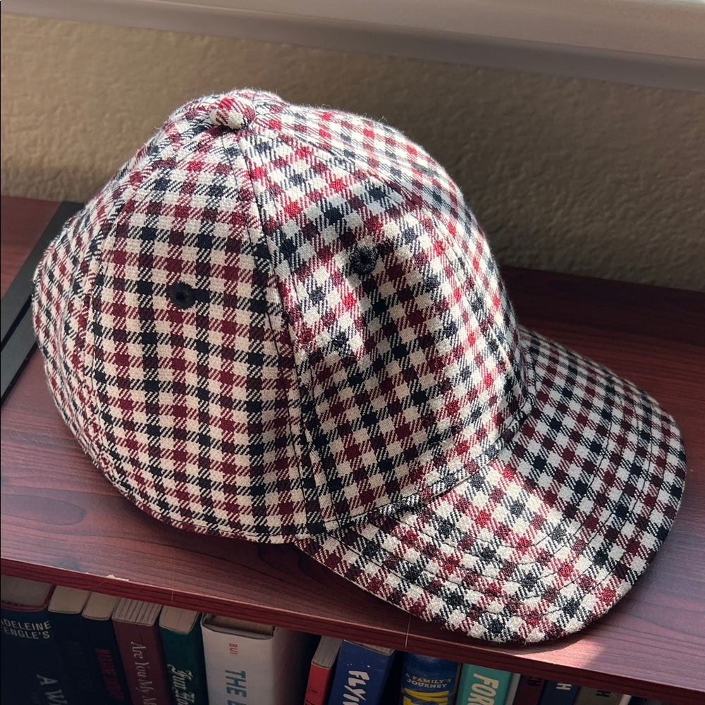 Madewell Houndstooth Women’s Plaid Baseball Cap